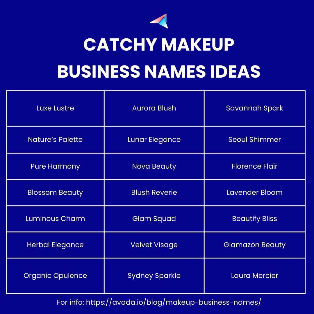 Makeup Business Name Ideas 
